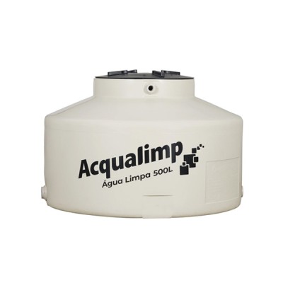 Caixa d’água Polietileno 500L Água Limpa c/ filtro e boia - Acqualimp