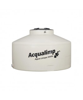 Caixa d’água Polietileno 1000L Água Limpa c/ filtro e boia Acqualimp