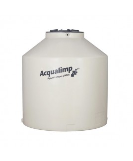 Caixa d’água Polietileno 2500L Água Limpa c/ filtro e boia Acqualimp