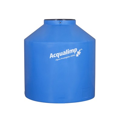 Caixa d’água Polietileno 2500L Água protegida - Acqualimp