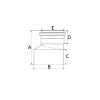 Redução Excêntrica 150x100mm SN Esgoto - Amanco - vista 2
