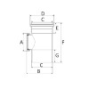 Tê de Inspeção 100x75mm Esgoto SR - Amanco - vista 2