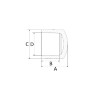 Cap 42mm CPVC - Amanco - vista 2