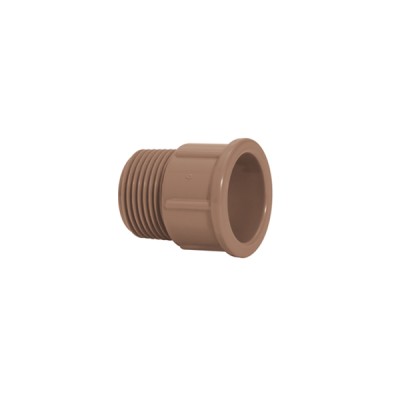 Adaptador curto c/ rosca 40mm1 1/4' Marrom Soldável Amanco
