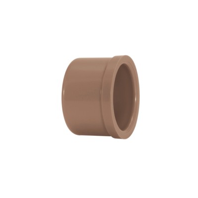 Cap 75mm Marrom Soldável - Amanco