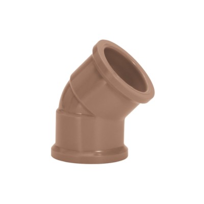 Joelho 85mm 45° Marrom Soldável - Amanco