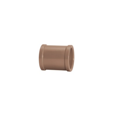 Luva Simples 25mm Marrom Soldável - Amanco