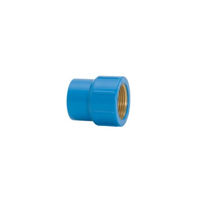 Luva c/ Rosca de Latão 20mm1/2' Azul Soldável Amanco