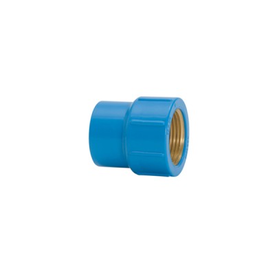 Luva c/ Rosca de Latão 25mm1/2' Azul Soldável Amanco