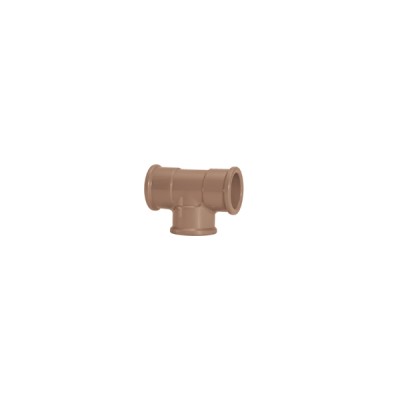 Tê 20mm Marrom Soldável - Amanco