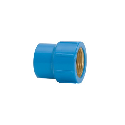 Luva c/ Rosca de Latão 32mm1' Azul Soldável - Amanco