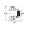 Adaptador Flange c/anel 85mm 3" Marrom Soldável - Amanco - vista 2