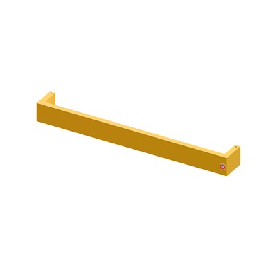 Toalheiro Térmico Jade Horizontal Fio Oculto Ouro Polido Bivolt 19.TJ15.OP
