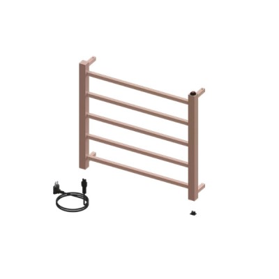 Toalheiro Termico Fio Aparente Pequeno Quada Premium Cobre Polido 19.TQ01.CP
