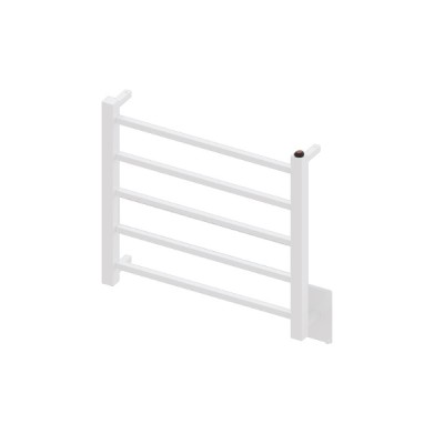 Toalheiro Térmico Fio Oculto Pequeno Quada Premium Branco Brilhante 19.TQ02.BB - Metalworks By Crismoe