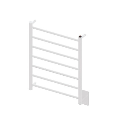 Toalheiro Térmico Fio Oculto Grande Ruby Bivolt Premium Branco Brilhante 19.TY04.BB - Metalworks By Crismoe