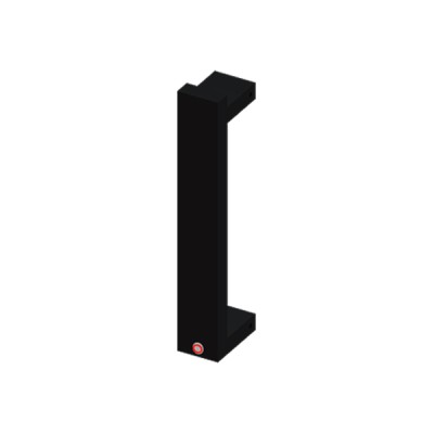 Toalheiro Térmico Rosto Jade Vertical Fio Oculto Preto Brilhante Bivolt 20.TJ02.PB - Metalworks By Crismoe
