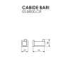 Cabide Bari Cromado 05.BR00.CR - Metalworks By Crismoe - vista 2