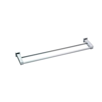 Toalheiro Duplo 60cm Bari Cromado Metalworks By Crismoe 09.BR02.CR