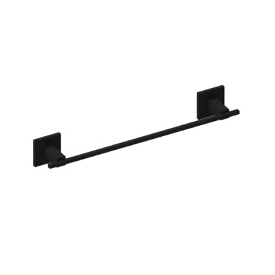 Toalheiro Cecilia 30 cm Preto Fosco Metalworks By Crismoe 07.CC02.PF