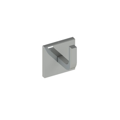 Cabide Reto Quada Cromado Metalworks By Crismoe 05.QD03.CR