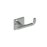 Cabide Duplo Reto Quada Cromado Metalworks By Crismoe 05.QD04.CR
