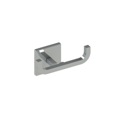 Cabide Duplo Reto Quada Cromado Metalworks By Crismoe 05.QD04.CR