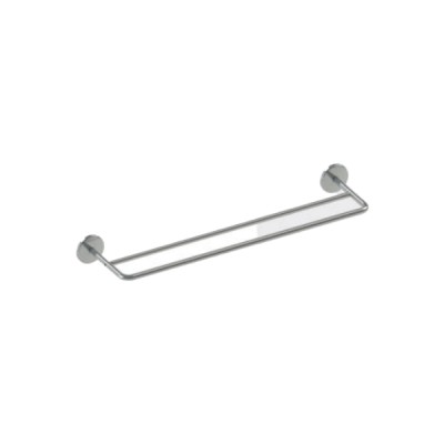 Toalheiro Duplo 60cm Round Cromado Metalworks By Crismoe 09.RD02.CR