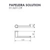 Papeleira Solution Crismoe 01.SL01.CR - Metalworks By Crismoe - vista 2