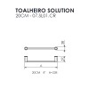 Toalheiro 20cm Solution Cromado 07.SL01.CR - Metalworks By Crismoe - vista 2
