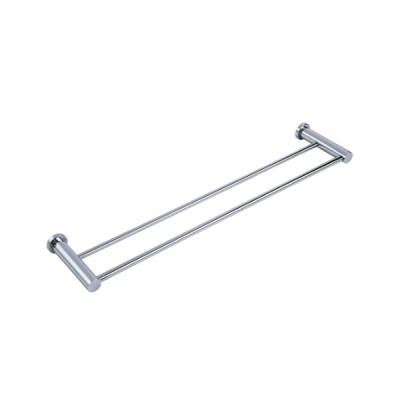 Toalheiro Duplo 60cm Solution Cromado Metalworks By Crismoe 09.SL02.CR