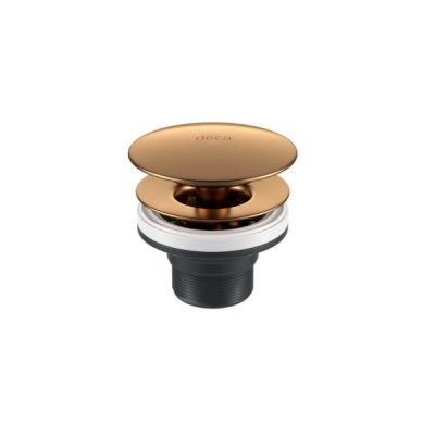 Válvula de escoamento luxo Gold Matte para lavatório e cubas 1601.GL.MT - Deca