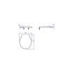 Assento Plastico Ravena AP.01.95 - Deca - vista 2
