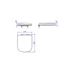 Assento Plastico Ebano Slow Close Axis AP.215.95 - Deca - vista 2