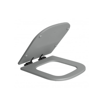 Assento Poliéster Polo/Unic cinza fosco com Fixacao Black Matte Deca AP.217.BL.MT.86