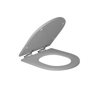 Assento Deca Poliester Slow Close Link Cinza Fosco AP.237.86