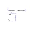 Assento Poliester Carrara/Link preto fosco AP.237.94 - Deca - vista 2