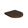 Assento Poliester Slow Close Carrara/Link fixação Marrom Fosco Corten Matte AP.237.CT.MT.22 - Deca - vista 3