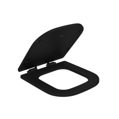 Assento Poliester Slow Close Ebano Fosco Fixacao Black Matte Piano Deca AP.337.BL.MT.94