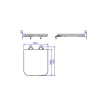 Assento Poliester Slow Close Living Branco AP.347.17 - Deca - vista 3
