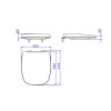 Assento Plástico Flex Slow Close Branco AP.385.17 - Deca - vista 2