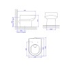 Kit Completo Bacia Convencional Carrara Branco KP.60.17 - Deca - vista 2