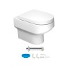 Kit Completo Bacia Convencional Carrara Branco KP.60.17 - Deca - vista 3