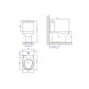 Kit completo Bacia com caixa acoplada Monte Carlo KP.808.17 - Deca - vista 2