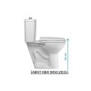 Bacia ABNT para caixa acoplada Izy Conforto P.115.17 - Deca - vista 2
