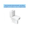 Bacia para caixa acoplada com Saida Horizontal Nuova P.133.17 - Deca - vista 3
