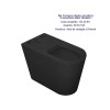 Bacia para Caixa Link Preta fosca P.230.94 - Deca - vista 3