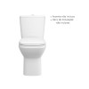 Bacia Flex para caixa acoplada P.380.17 - Deca - vista 3