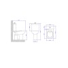Bacia ABNT para caixa acoplada Vogue Plus Conforto P.515.17 - Deca - vista 2