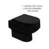 Bacia convencional Ebano Carrara P.60.95 - Deca - vista 3
